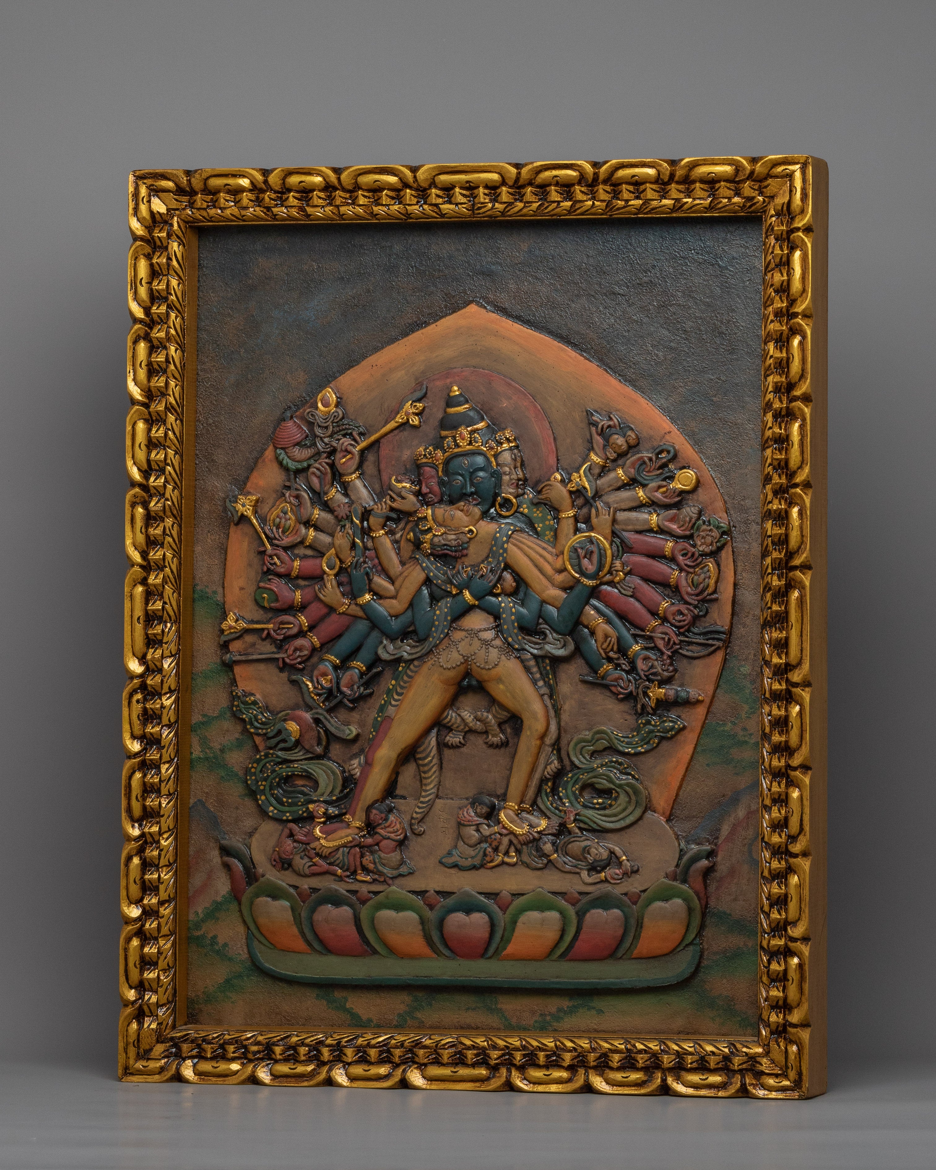 Cakrasamvara Relief Art | Buddhist Himalayan Art