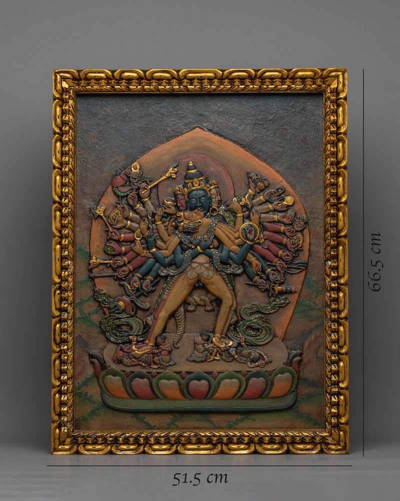 Cakrasamvara Relief Art | Buddhist Himalayan Art