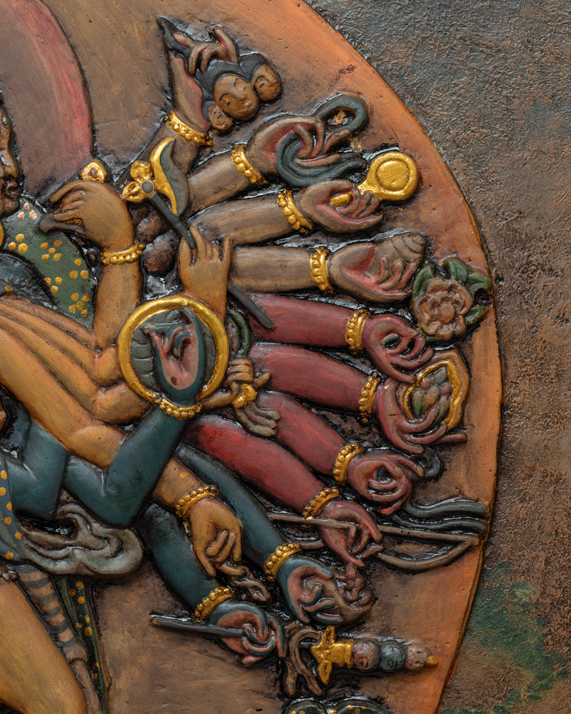 Cakrasamvara Relief Art | Buddhist Himalayan Art