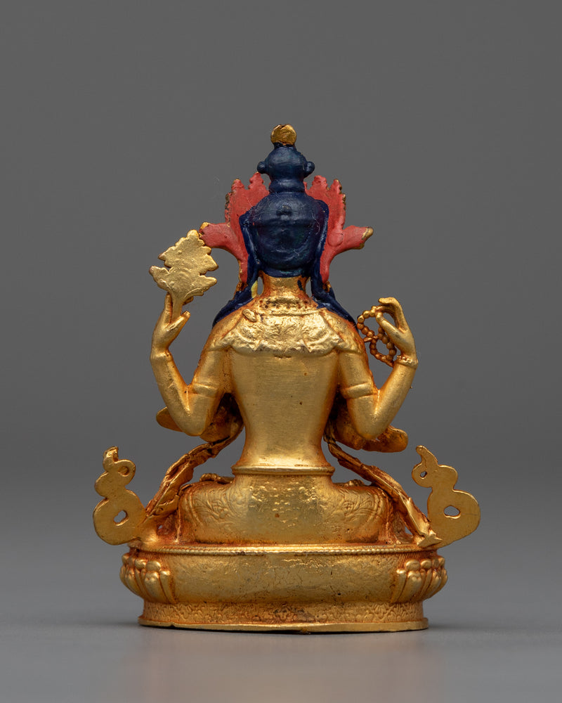 Chenresig Statue | Handmade Bodhisattva Deity of Compassion