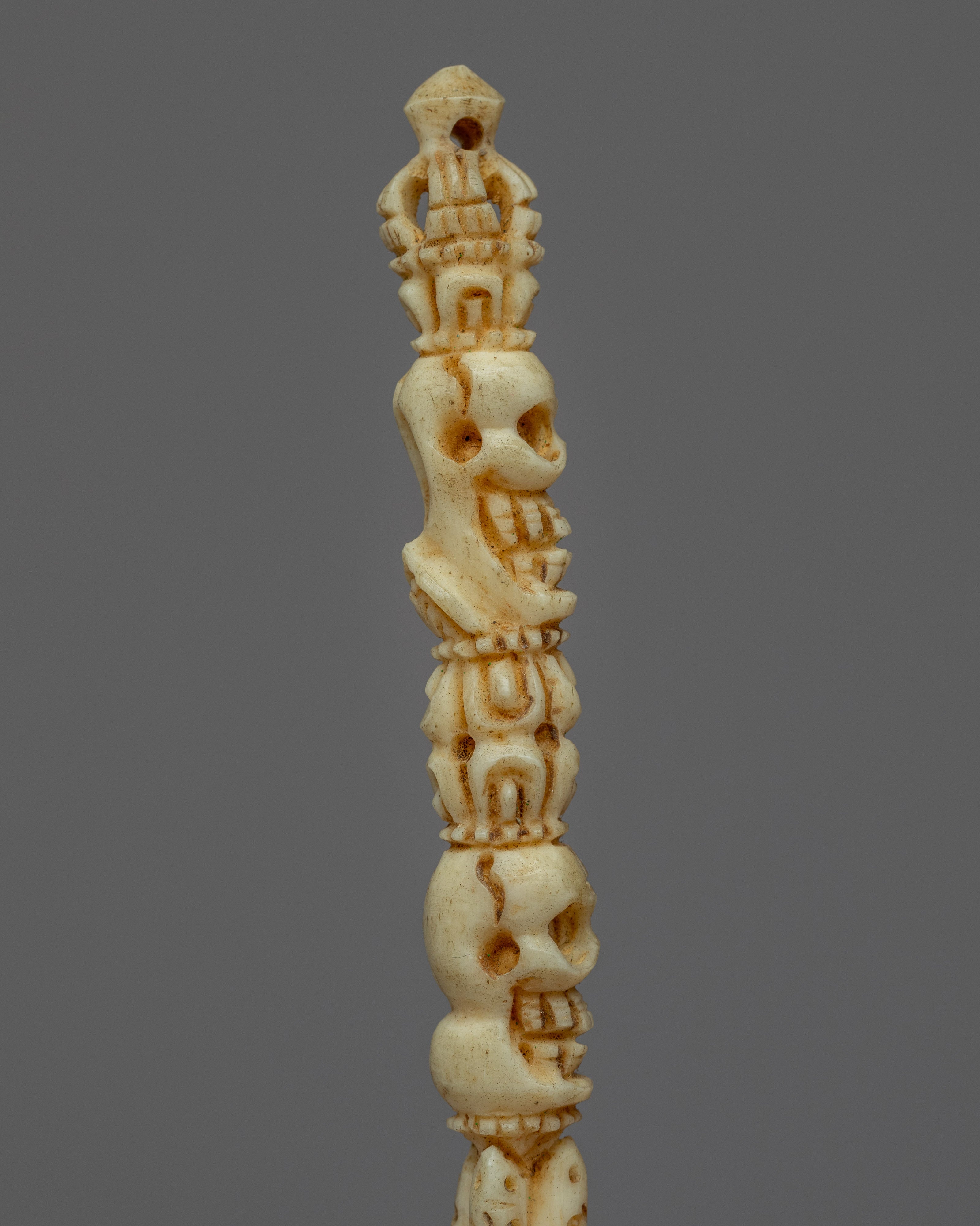 2 Headed Skull Phurba | Ritual Dagger in Buddhism