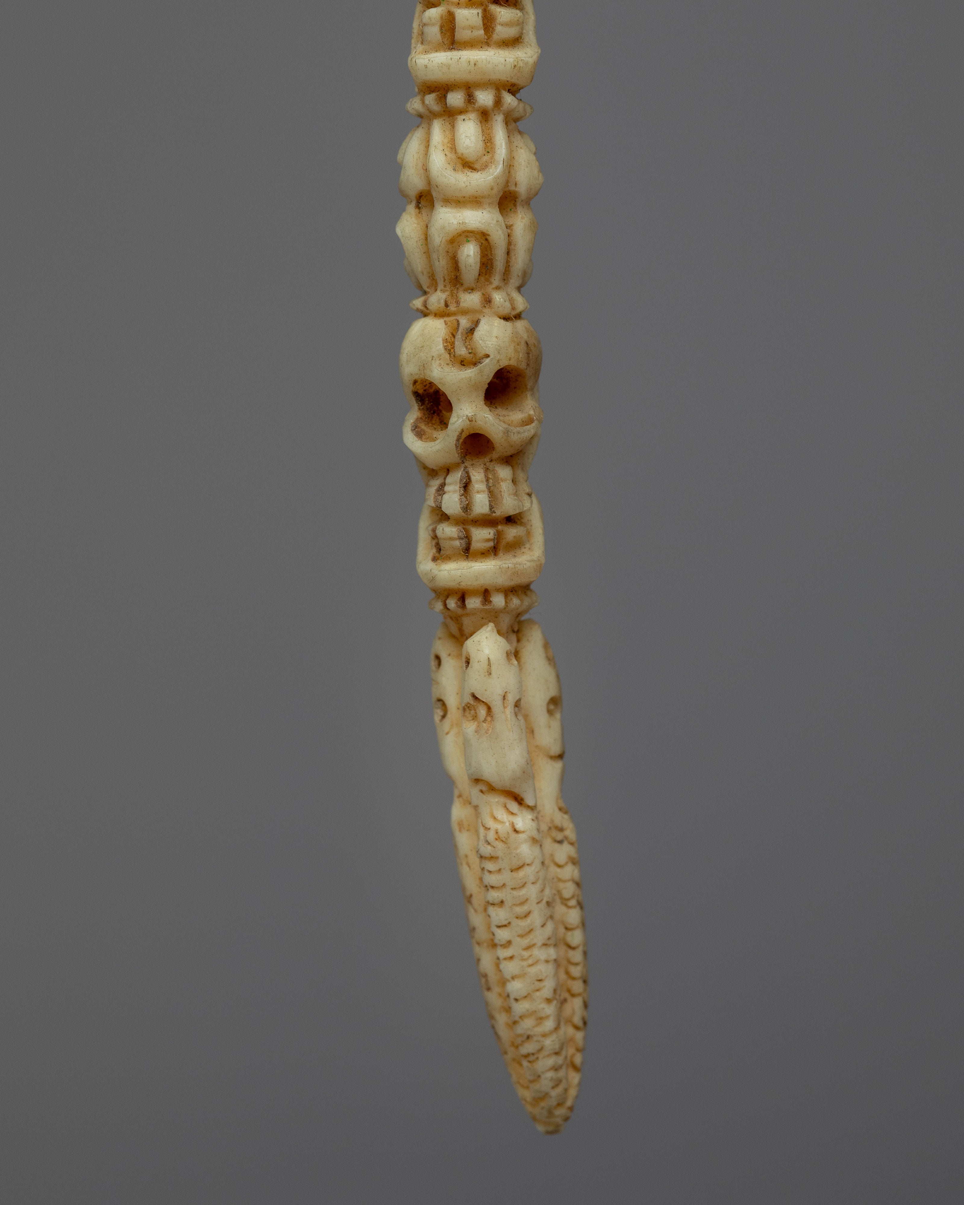 2 Headed Skull Phurba | Ritual Dagger in Buddhism