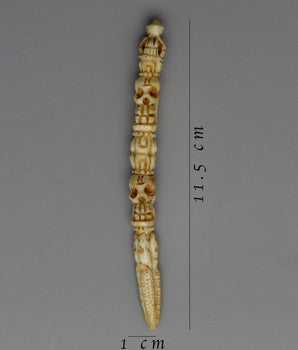 2 Headed Skull Phurba | Ritual Dagger in Buddhism
