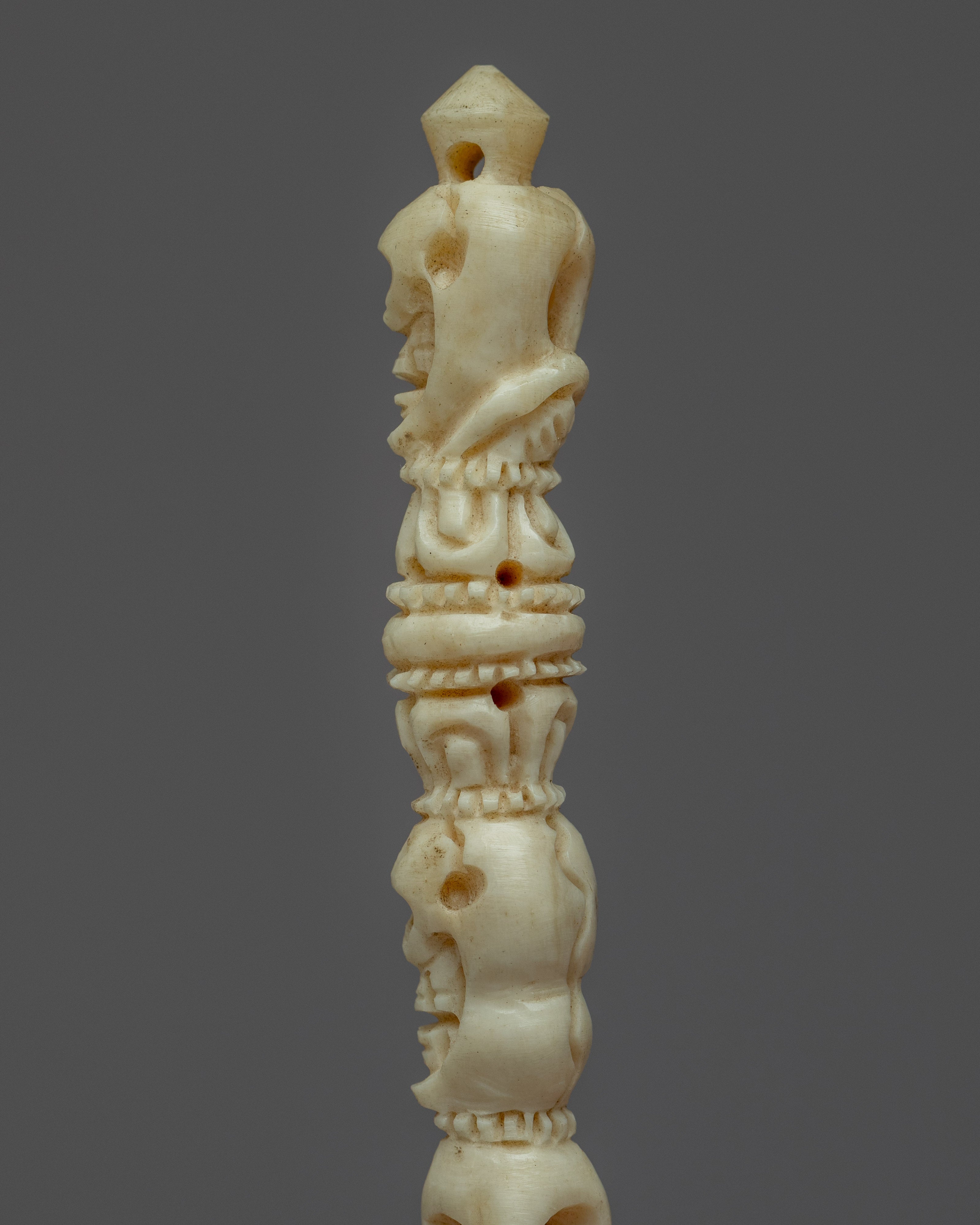 2 Headed Skull Phurba | Ritual Dagger in Buddhism