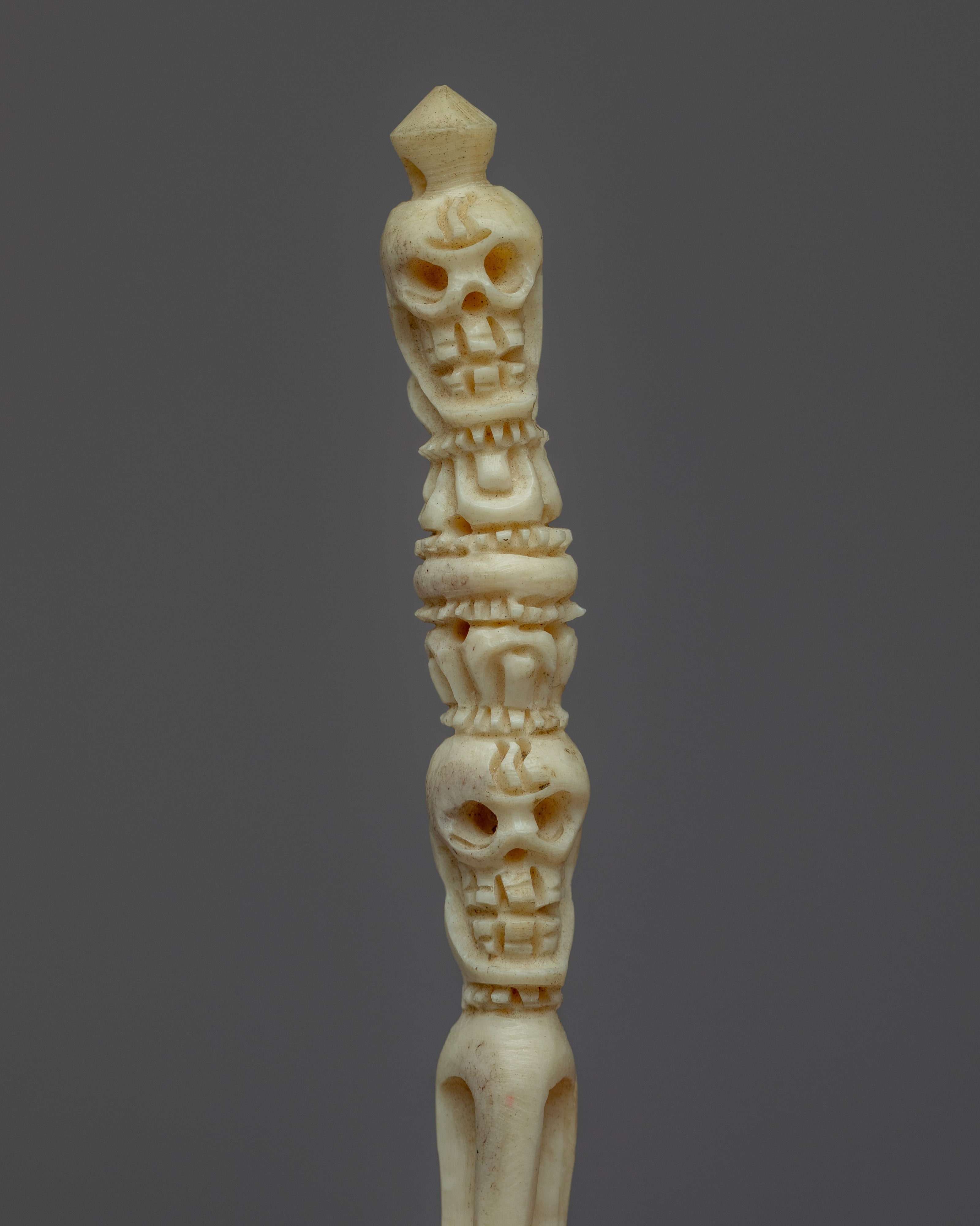 2 Headed Skull Phurba | Ritual Dagger in Buddhism