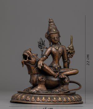 Avalokiteshvara Simhanada Statue | Buddhist Home Decor