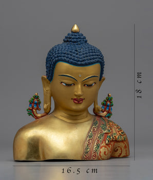 Garden Buddha Head | Traditional Handcrafted Buddhist Art