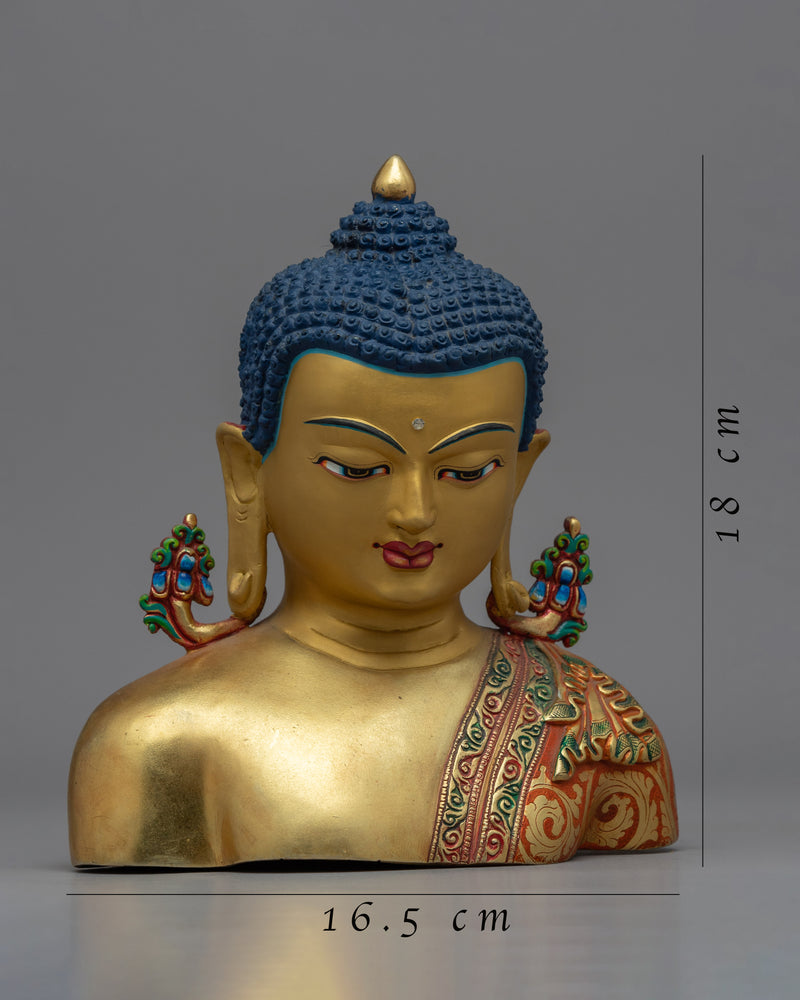 Garden Buddha Head | Traditional Handcrafted Buddhist Art