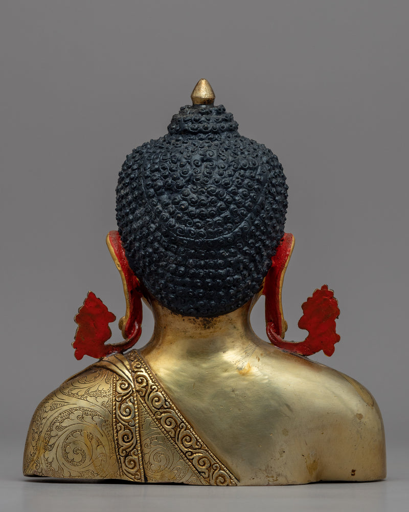 Buddha Head Decor | Handcrafted Buddhist Statue for Meditation