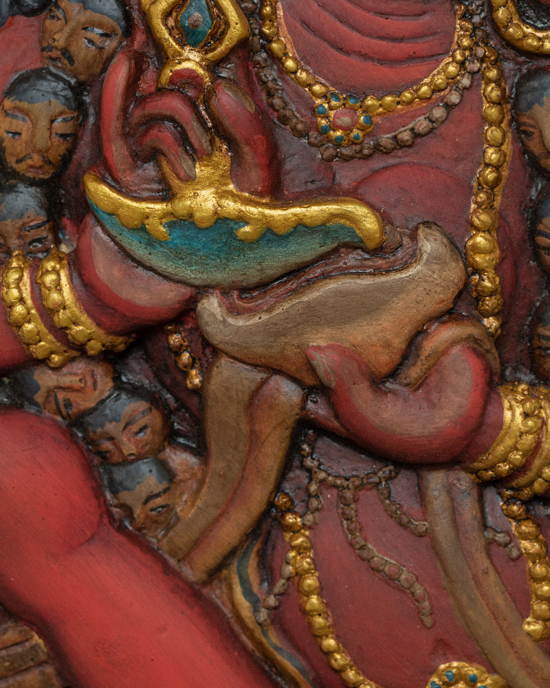 Wall Relief Art of Dorje Phagmo | Himalayan Art Work