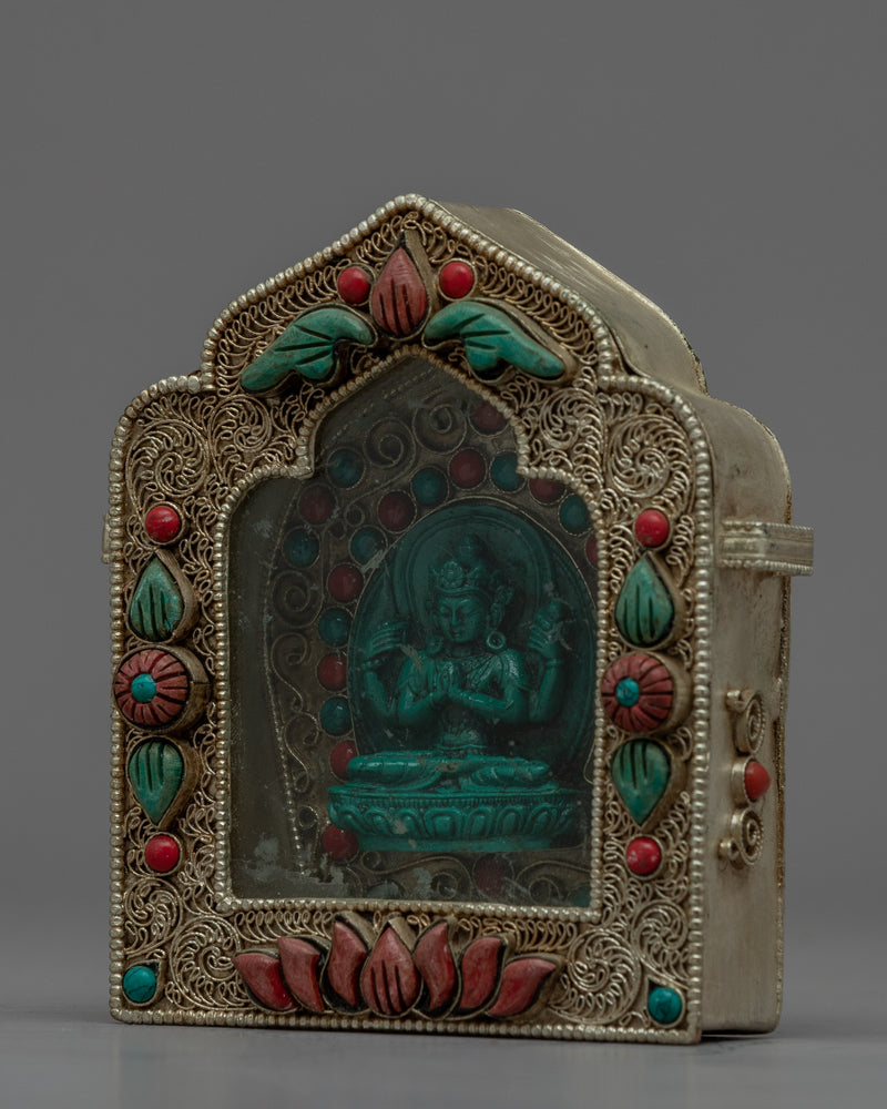Ghau Prayer Box | Copper Body Box