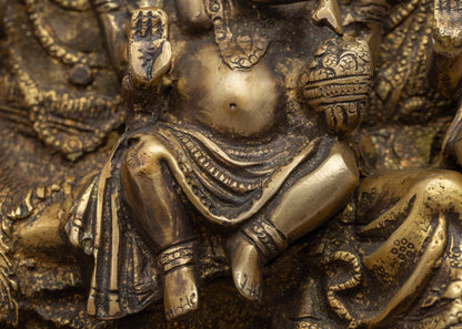 Lord Shiva and Family Statue | Himalayan Art Work