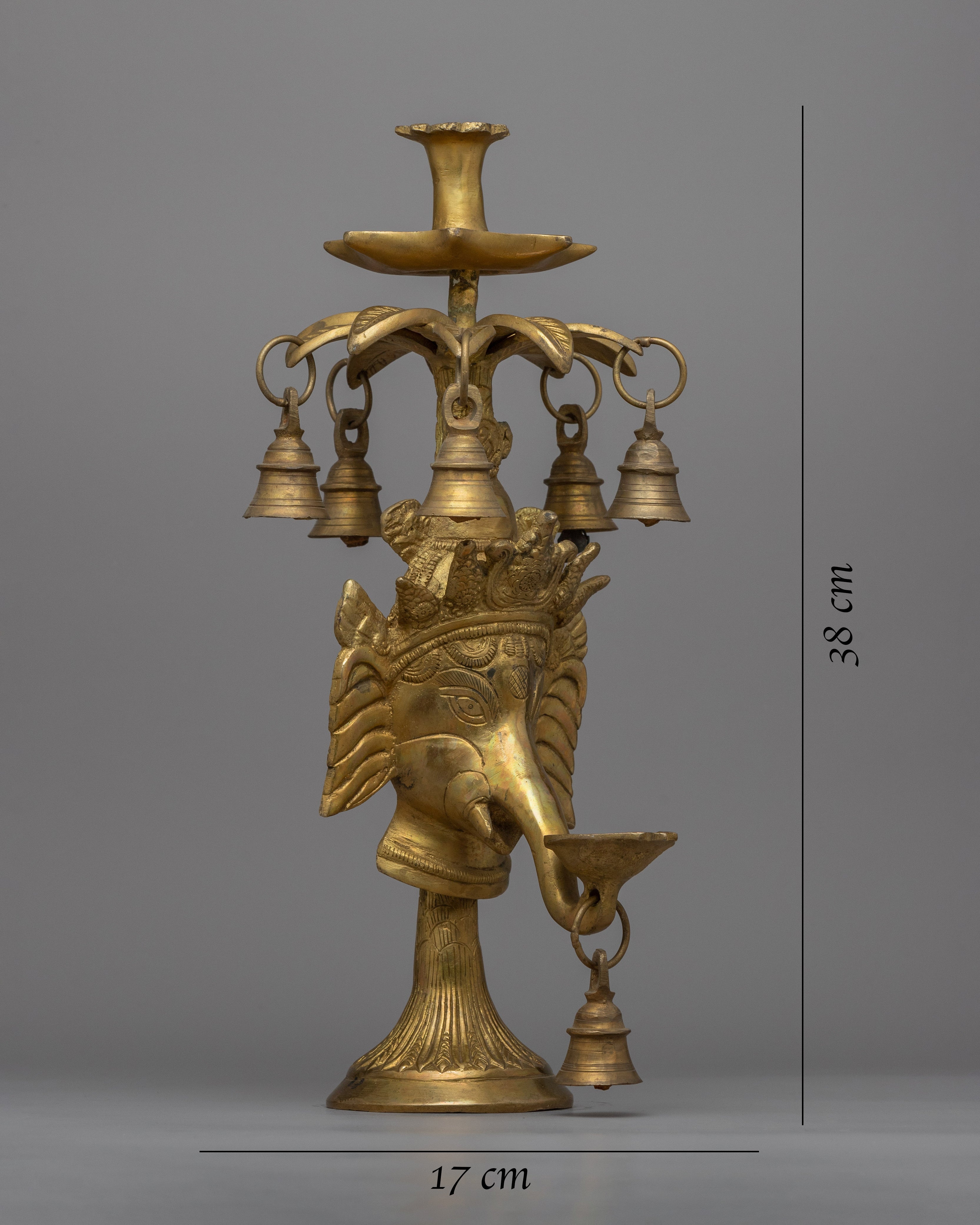 Ganesh Butter Lamp | Buddhist Art