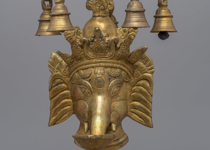 Ganesh Butter Lamp | Buddhist Art