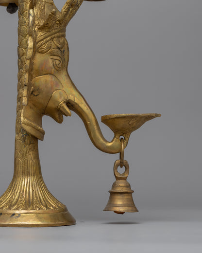 Ganesh Butter Lamp | Buddhist Art