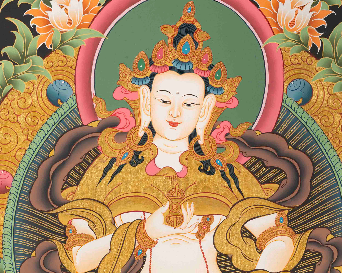 Vajrasattva Dorje Sempa | Handpainted Thangka | Religious Art