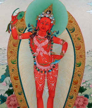 Yumka Dechen Gyalmo Thangka | Dakini thangka | High Quality Thangka Print