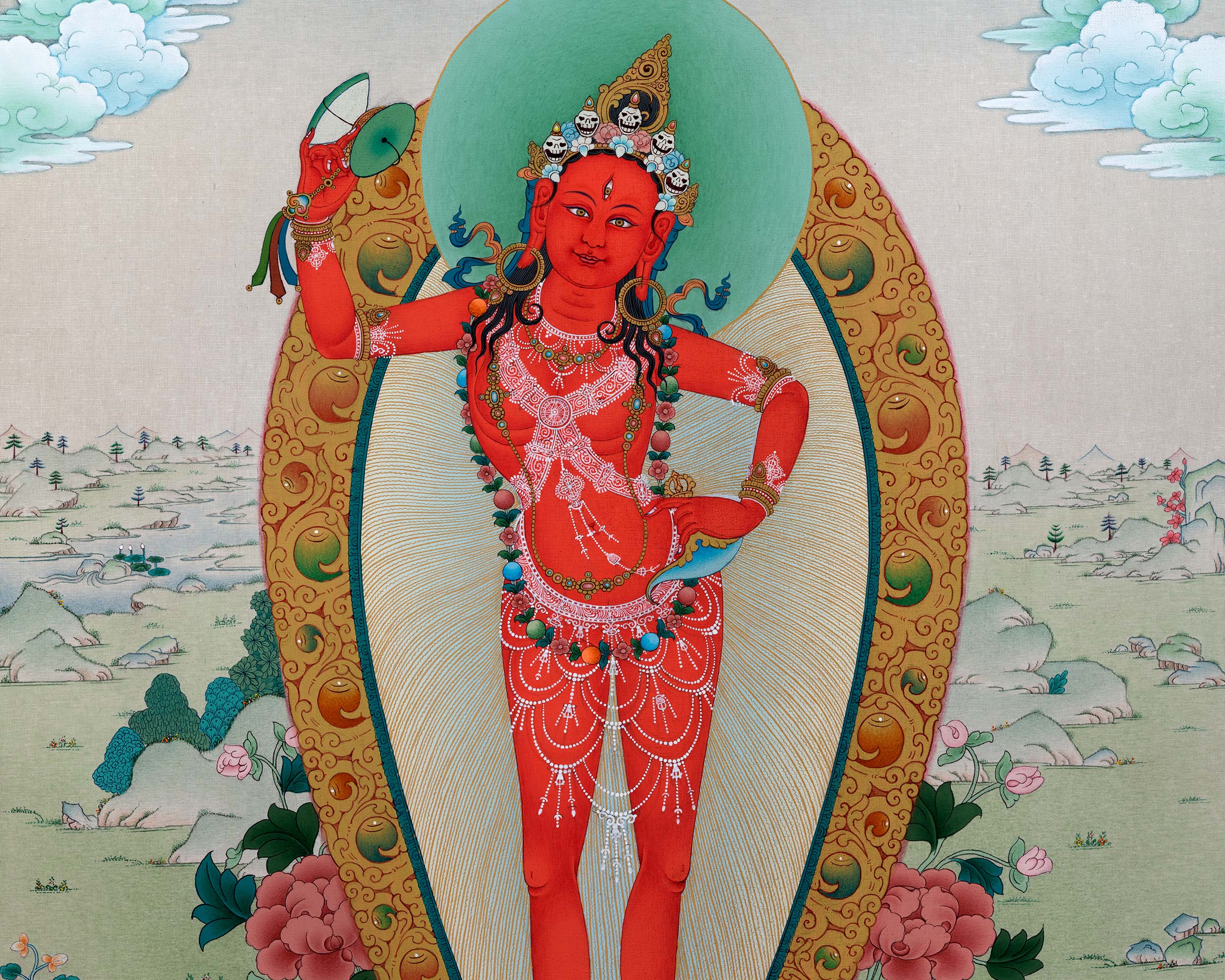 Yumka Dechen Gyalmo Thangka | Dakini thangka | High Quality Thangka Print