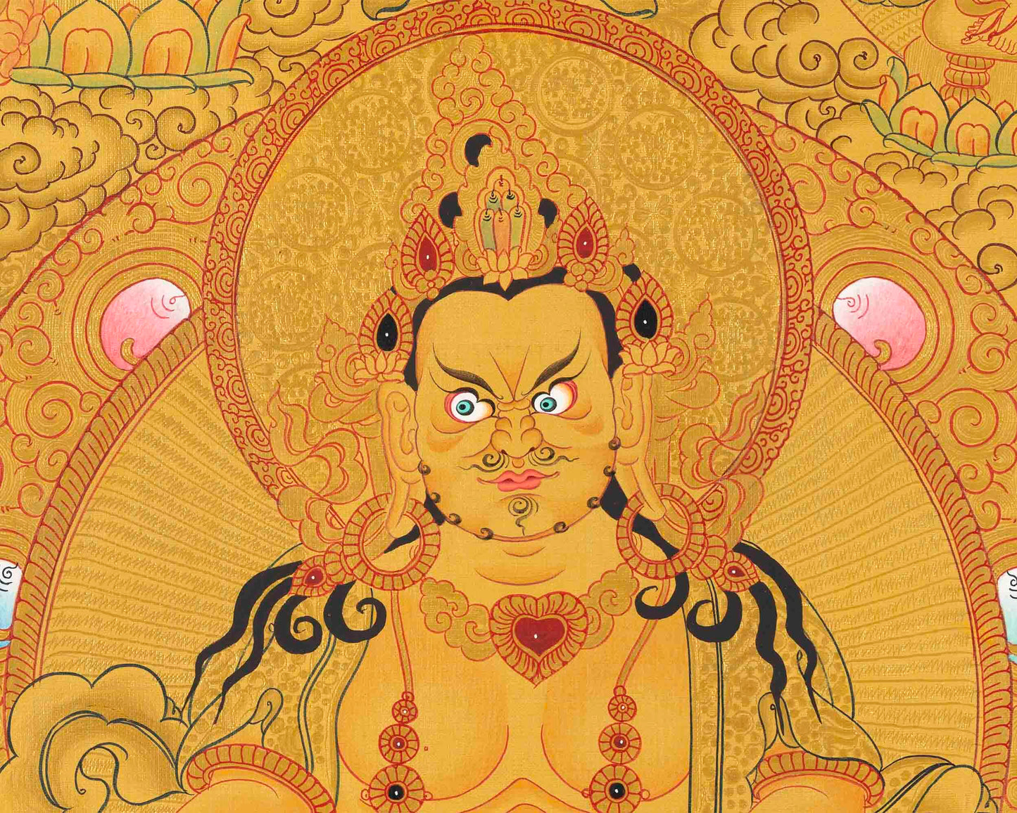 Dzambala Thangka Print | Wall Decoration