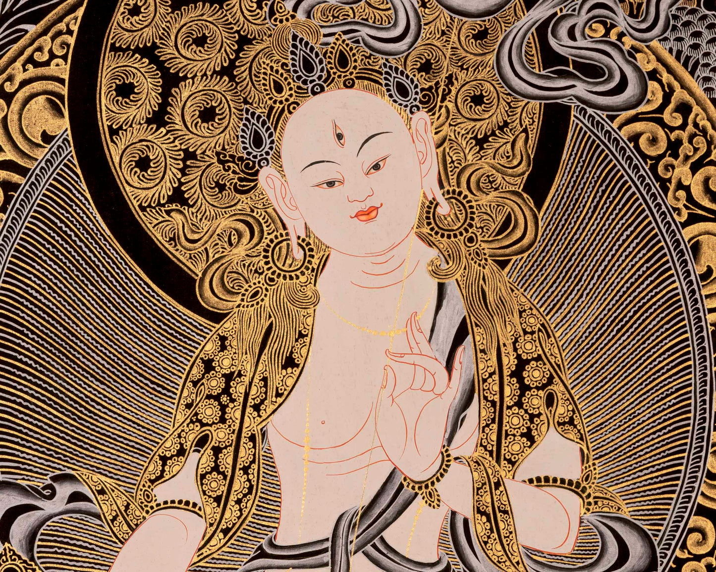 Bodhisattva White Tara | Tibetan Thangka Painting