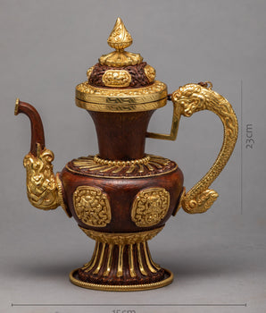 Gold Plated Bhumba Set | Buddhist Ritual Items