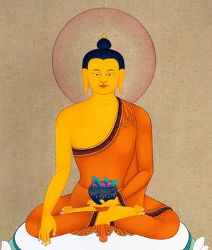 Gautam Buddha Thangka | Buddha Shakyamuni Painting| Tibetan Art