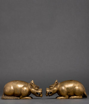 Mongoose Statue Set