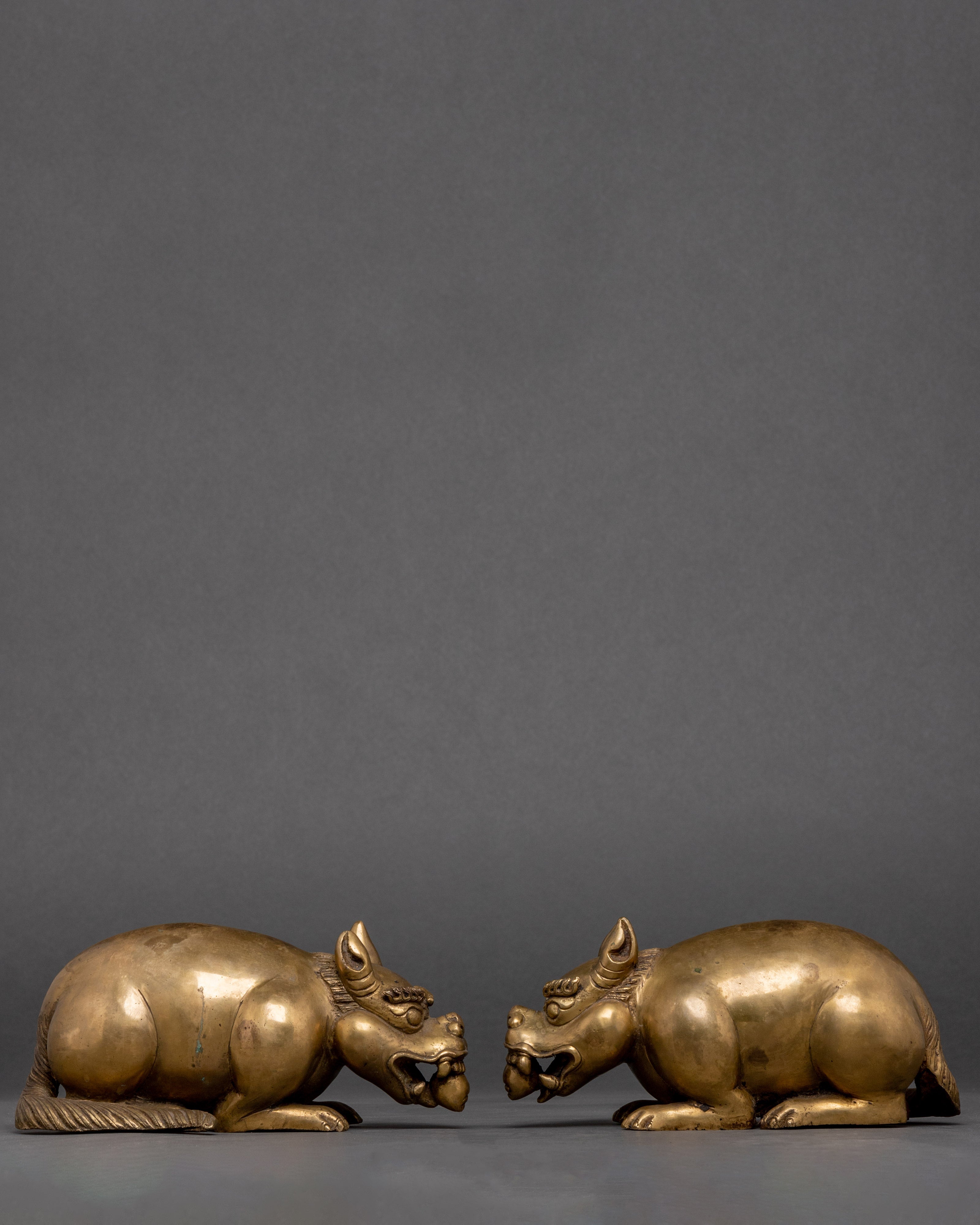 Mongoose Statue Set
