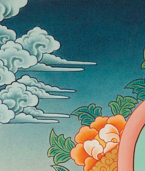 Quality White Tara Thangka | Traditional Buddhist Wall Hanging