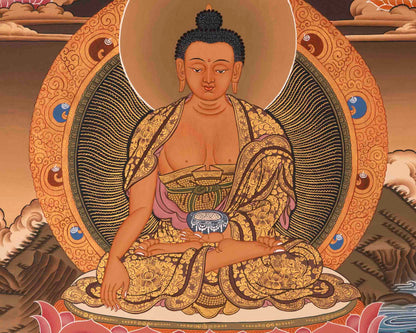 Buddhist Shakyamuni Buddha | Religious Buddhist Paint