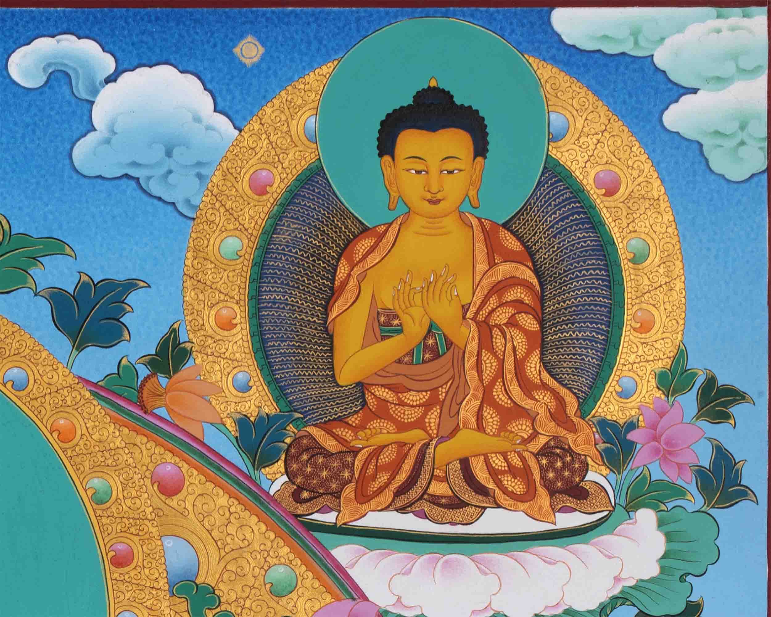 Arya Tara Print | White Tara Thangka | Wall Decoration Print
