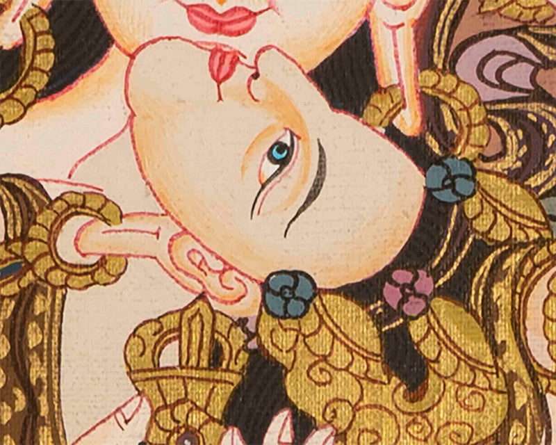 Vajrasattva Shakti Thangka | Tibetan Thangka Art
