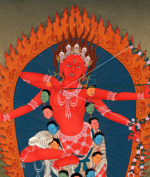 Kurukulla Thangka | Dakini Painting| Tibetan Buddhist Art