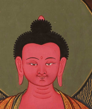 Amitabha Buddha Thangka | Tibetan Buddhist Wall Hanging Art