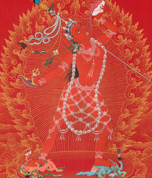Vajrayogini Thangka | Handmade Tibetan Art | Dakini Painting