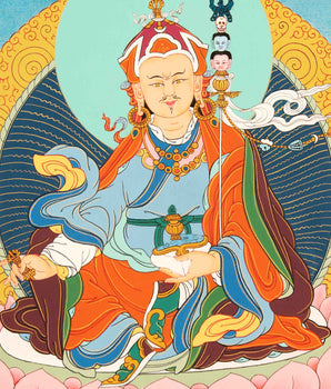 Guru Rinpoche Meditation Thangka | Traditional Buddhist Art