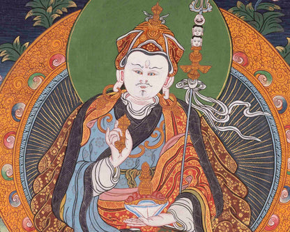 Guru Rinpoche Thangka | Padmasambhava | Religious Wall Decors