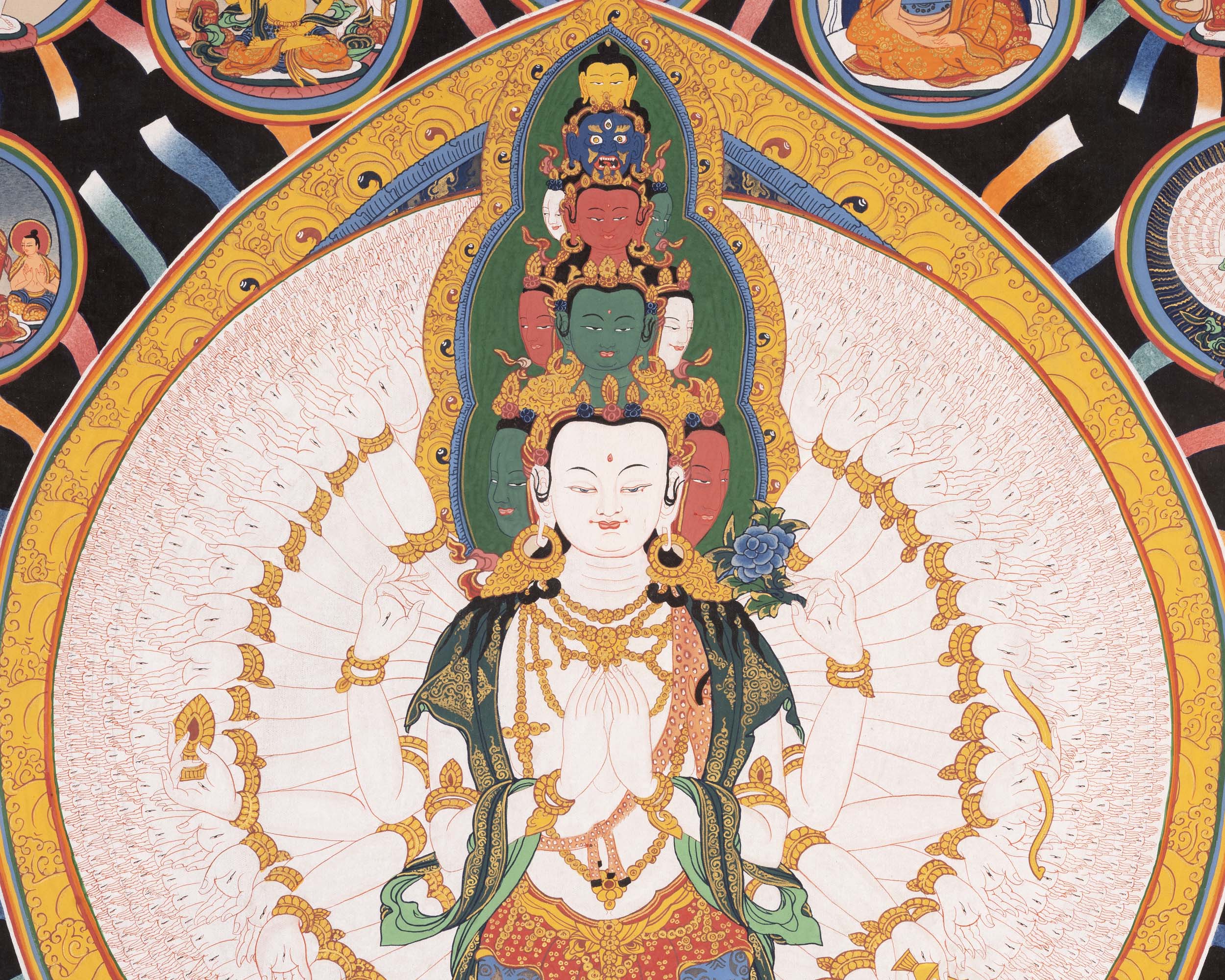 Avalokiteshvara Thangka | Buddhist Painting