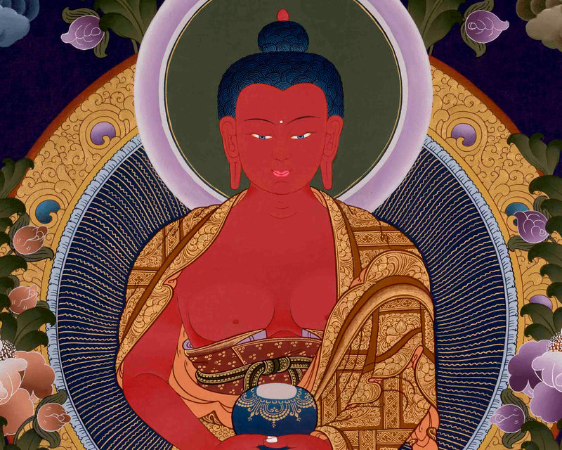 Amitabha Buddha Thangka | Tibetan Traditional Art | Wall Decors