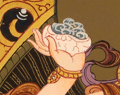 Vajrasattva Thangka | Religious Wall Decoration