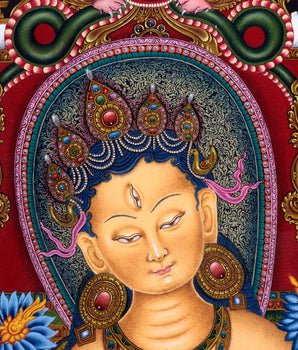 High-Quality White Tara Giclee Thangka Print | Tara Bodhisattva Print | Tibetan Buddhism Artwork