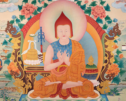 Kadampa Master With Others | High Quality Digital Print