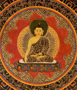 Buddha Shakyamuni Mandala | Traditional Tibetan Thangka | Wall Decors