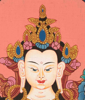 Chenrezig Bodhisattva Thangka | Shrine Room Decor