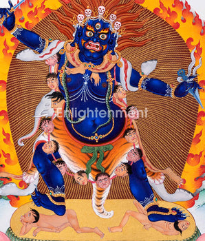 Mystical Vajranakhi Thangka | Wrathful From of Vajrayogini | Tibetan Art of Powerful Deity