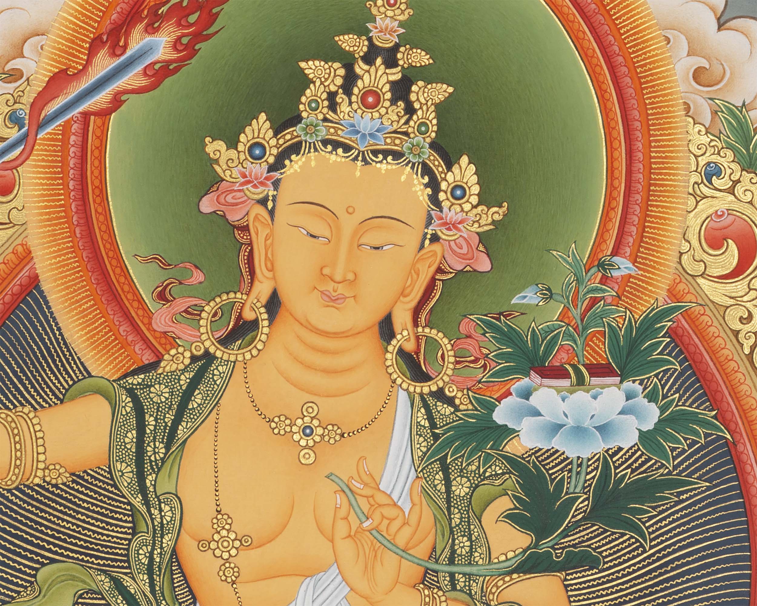 Boddhisattva Manjushri Prints | Vajrayana Buddhism