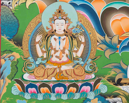 Manjushri Print | Religious Artwork | Wall Decors