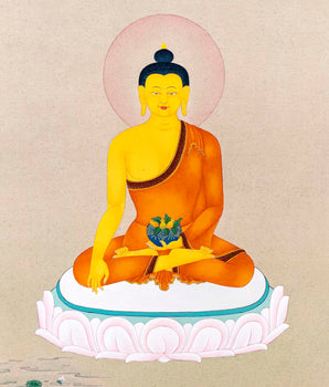 Namo Shakyamuni | Form of Buddha | Tibetan Thangka