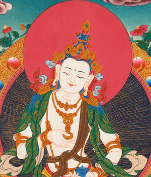 Colorful Vajarasattva Thangka | Mantra Deity