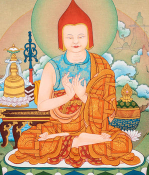 Kadampa Meditation Thangka | Sacred Art for Daily Practice